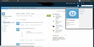 Community main standard page